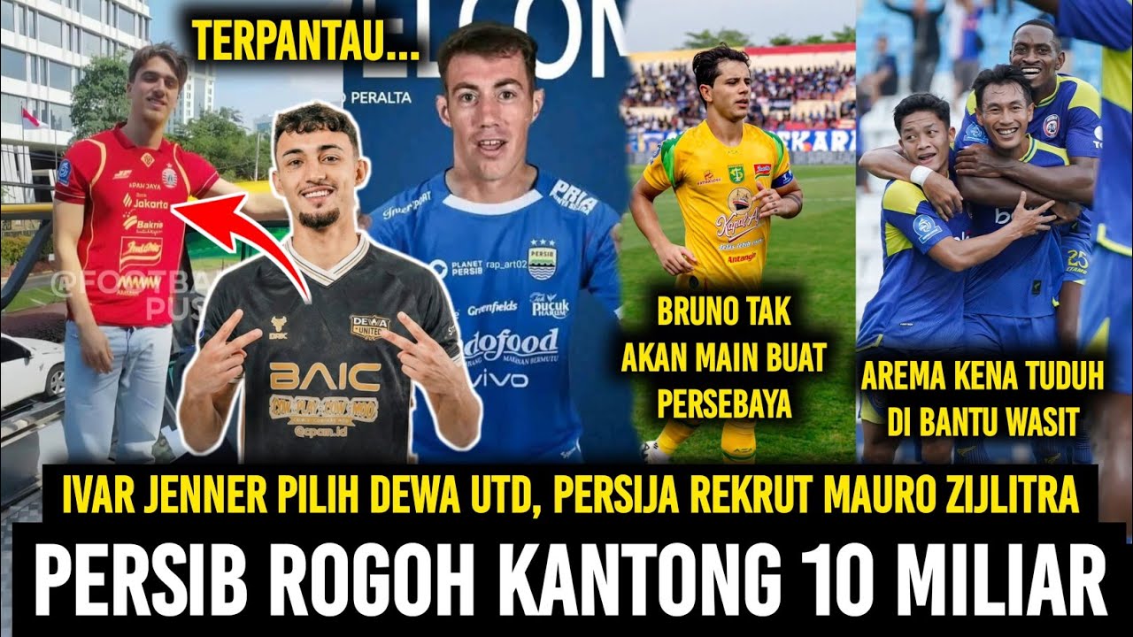 FENOMENAL PERALTA KE PERSIB❗️Hansamu Nyetel Di AREMA🐊 Mauro Persija + Ivar Dewa✅️ Bruno Persebaya😭