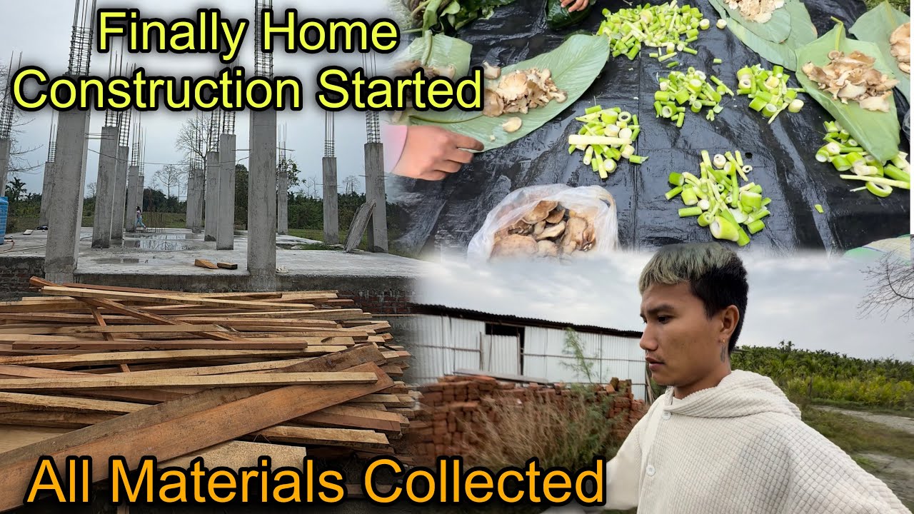 Finally Home Construction Started 😍 All Materials Collected For Dream Home Construction in Village