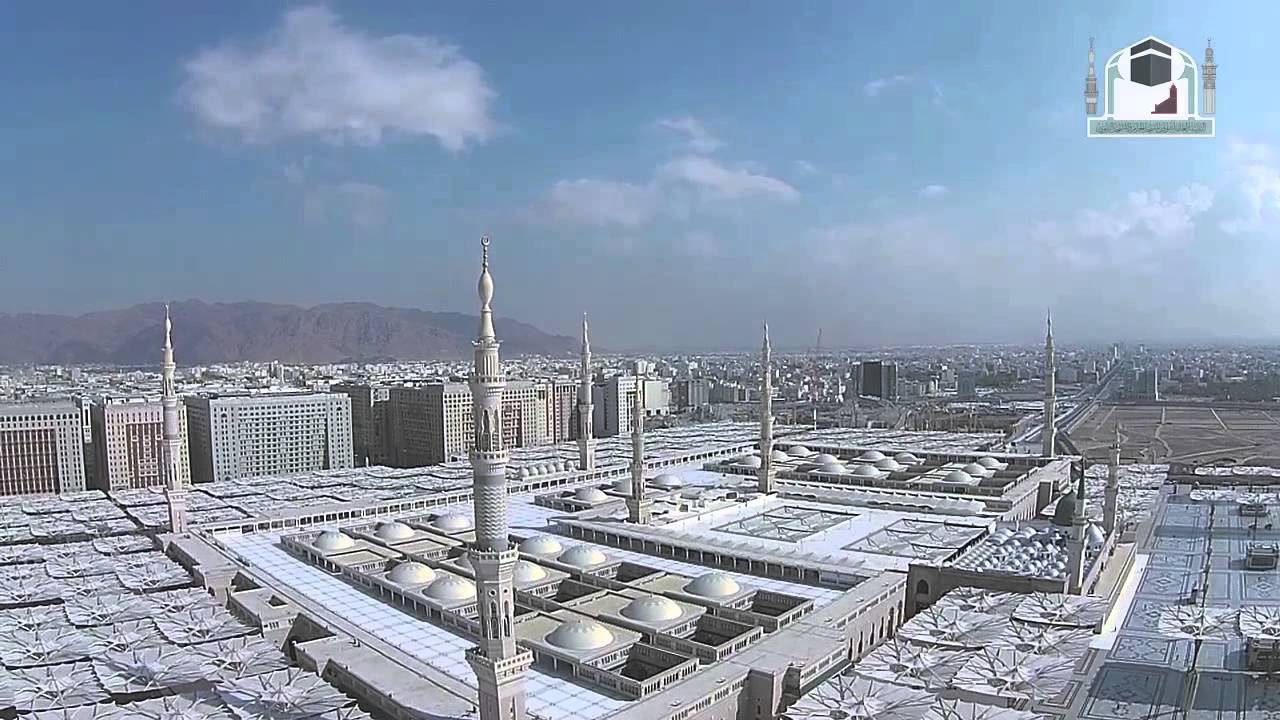 الكاميرة الطائرة داخل المسجد النبوي