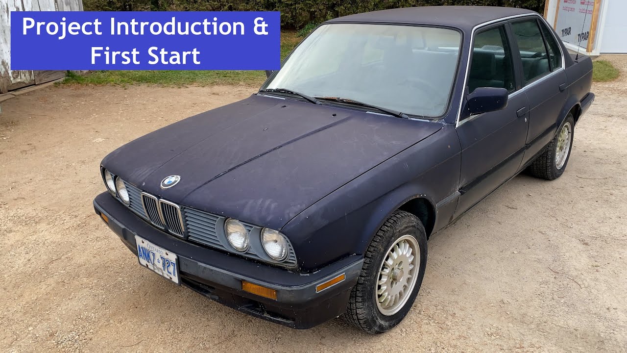 Restoring a 1991 BMW 318i (E30) - Episode 1 // Project Introduction & First Start