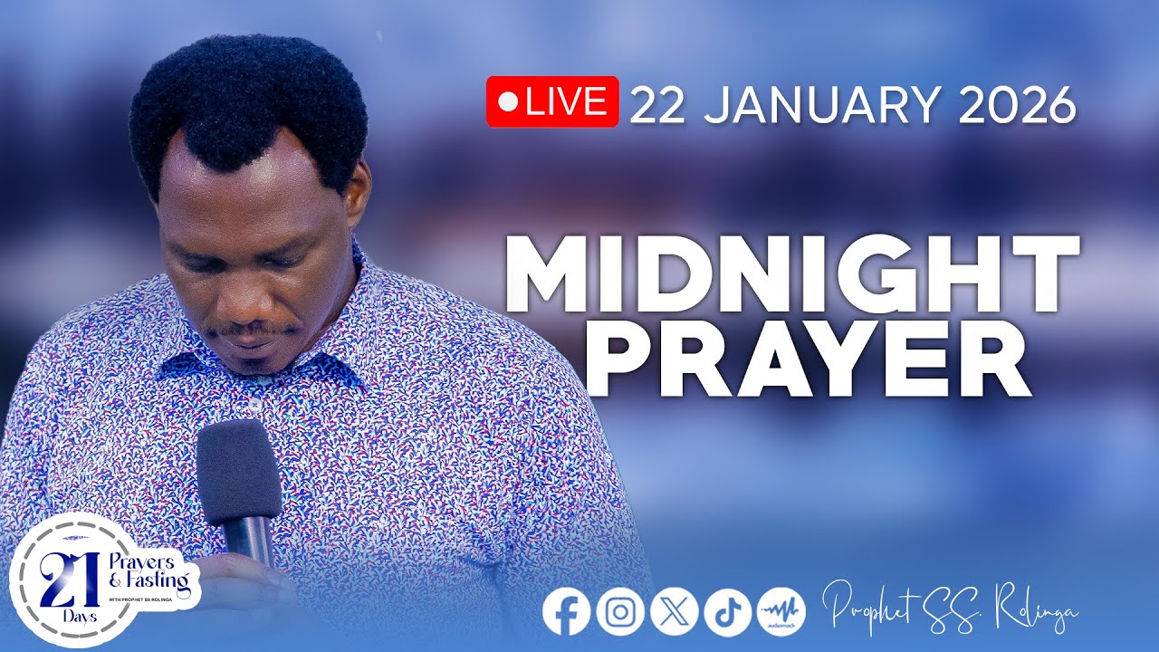 🔴LIVE​​​​​​​​​​​​​​​ MAOMBI YA USIKU MFUNGO (SIKU 21) - DAY 10 (MIDNIGHT PRAYER) (JAN 22, 2026)