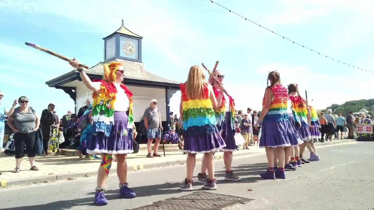 Loose Women Morris Dancing Super Heroes