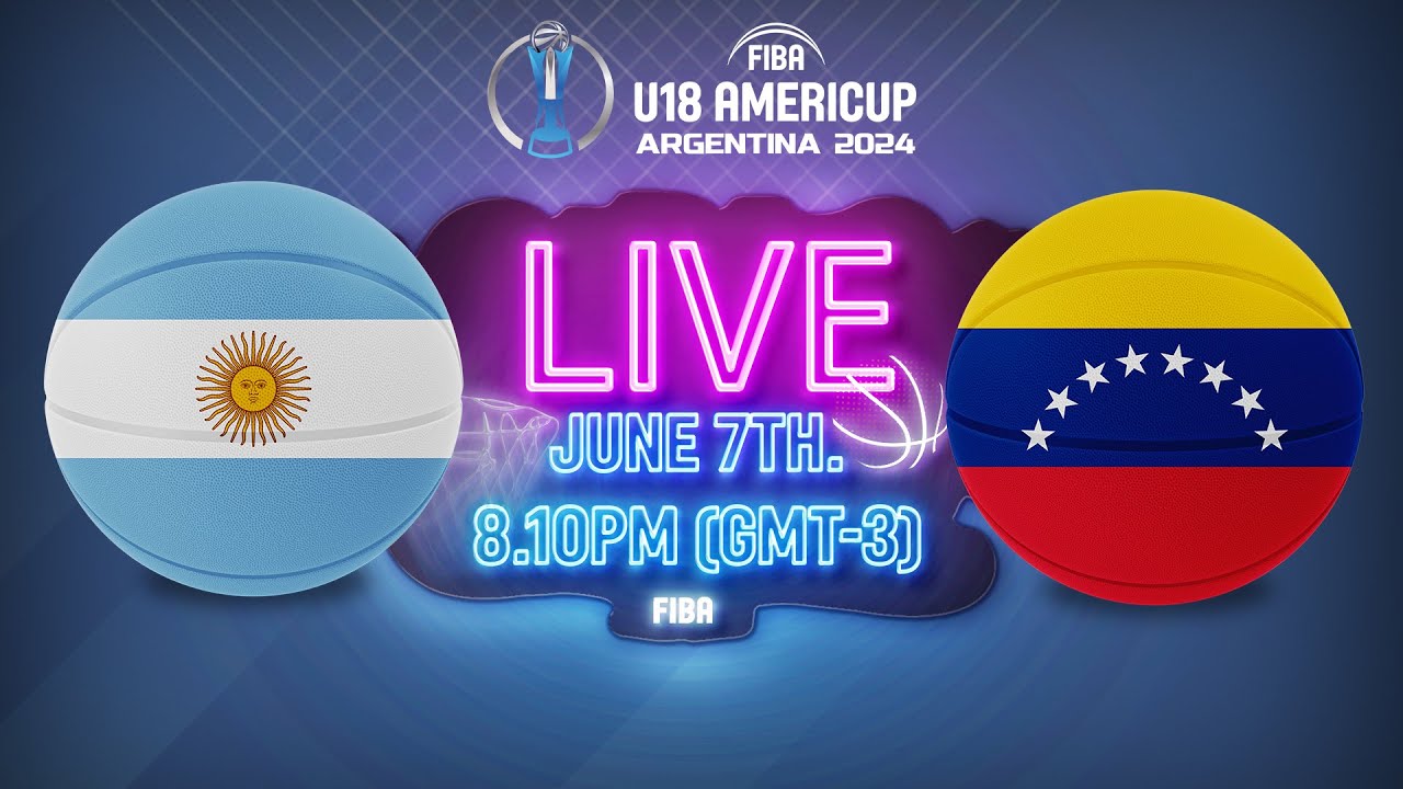 Argentina v Venezuela | Full Basketball Game | FIBA U18 AmeriCup 2024