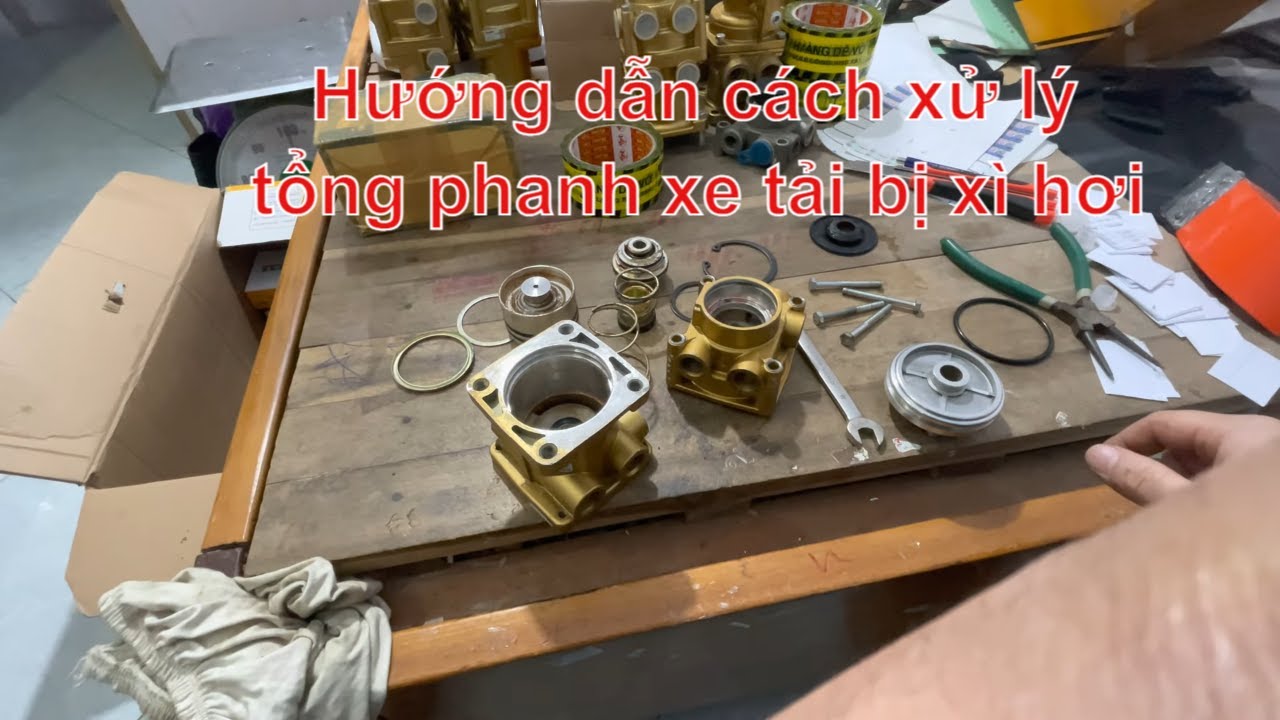 Hướng dẫn cách xử lý tổng phanh siêu ăn bị xì hơi [tongphanh.com - 0834383777]