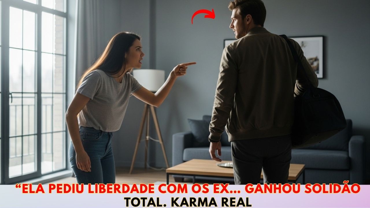 “‘Se não gosta que eu saia com ex,problema seu.’ Eu: ‘Você está certa’…e o karma fez ela implorar de