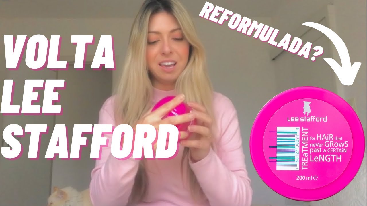 Resenha HAIR GROWTH LEE STAFFORD💖 máscara cabelo fino, loiro e raiz oleosa: reformulada?