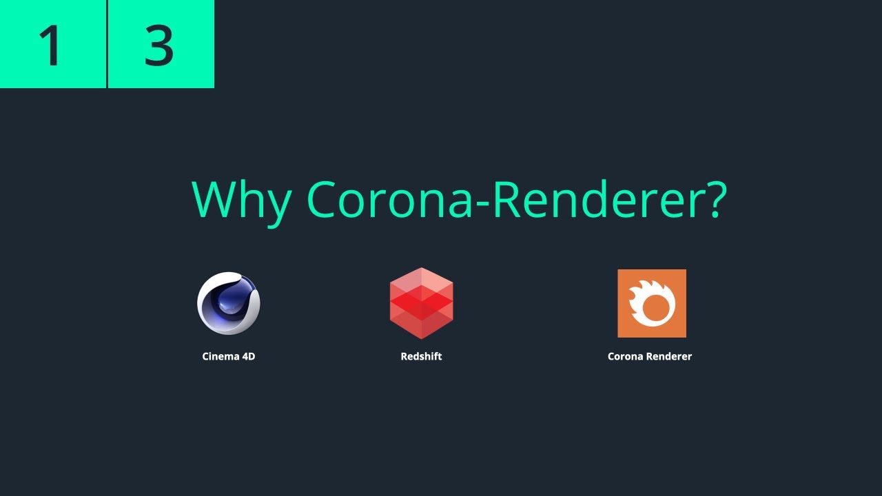 Full Cinema 4D 2023&nbsp;Lecture | Lesson 1 | Part 3: Why Corona-Renderer?