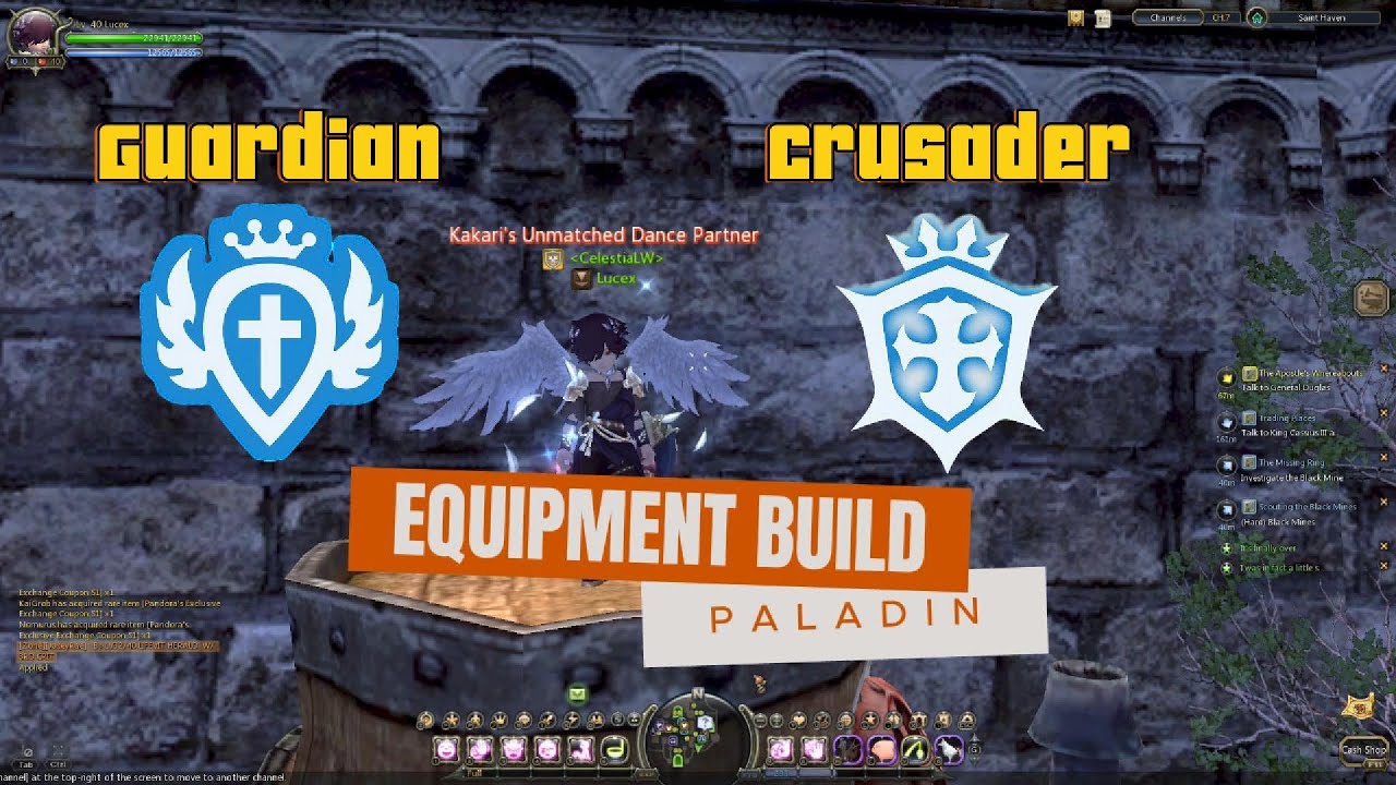 DRAGON NEST CLASSIC PALADIN BUILD