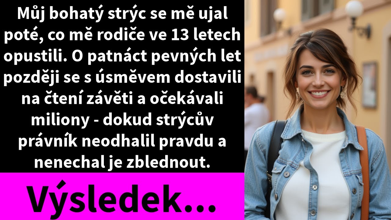 Můj bohatý strýc se mě ujal poté, co mě rodiče ve 13 letech opustili. O patnáct pevných let později