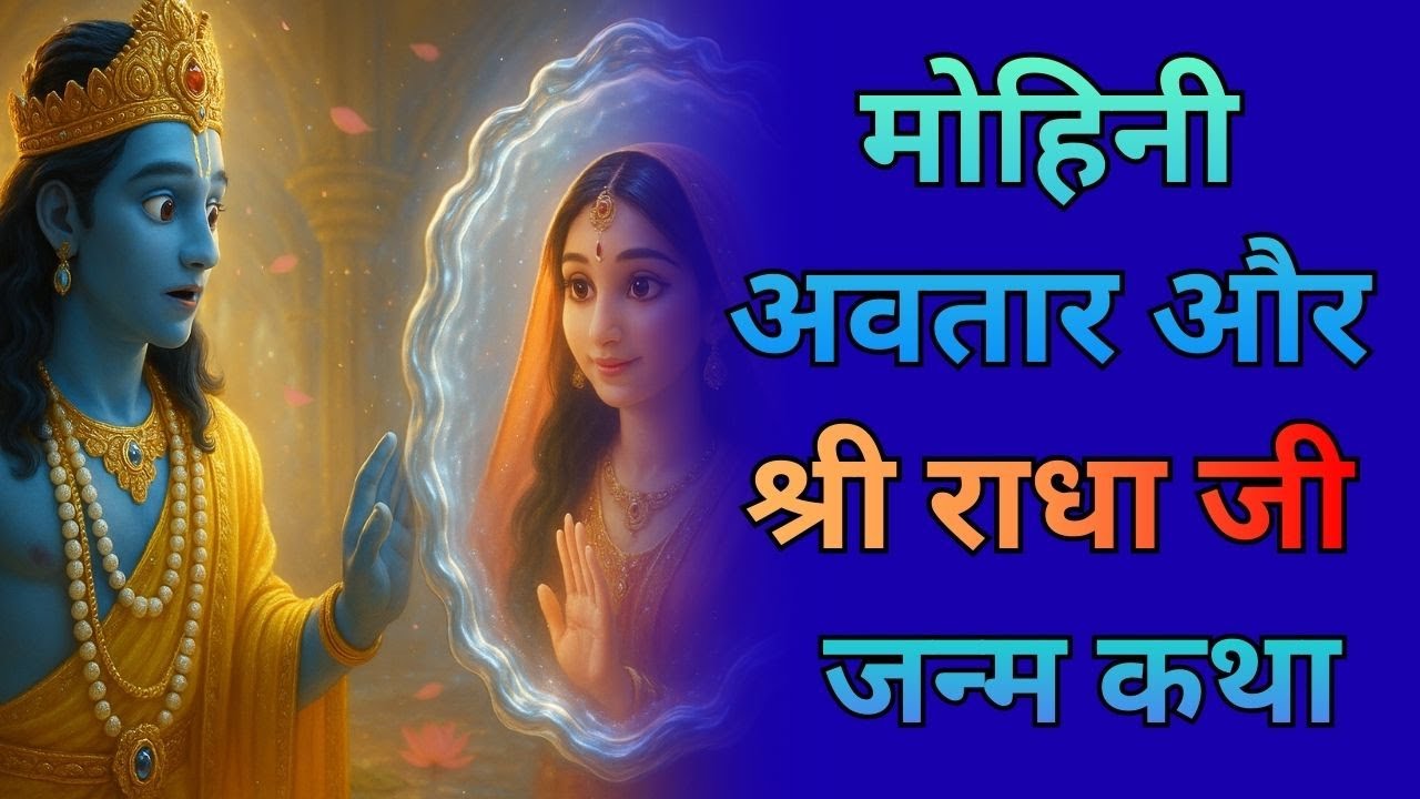 ✨ श्री राधा रानी का अवतरण | अध्भुत दिव्य कथा ✨ #krishnaleela #indreshji #krishnacartoon