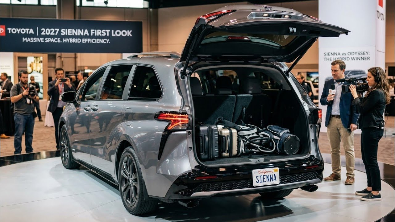 2027 Toyota Sienna First Look🚐 Massive Space & Hybrid Efficiency That Could Beat the Honda Odyssey⚡