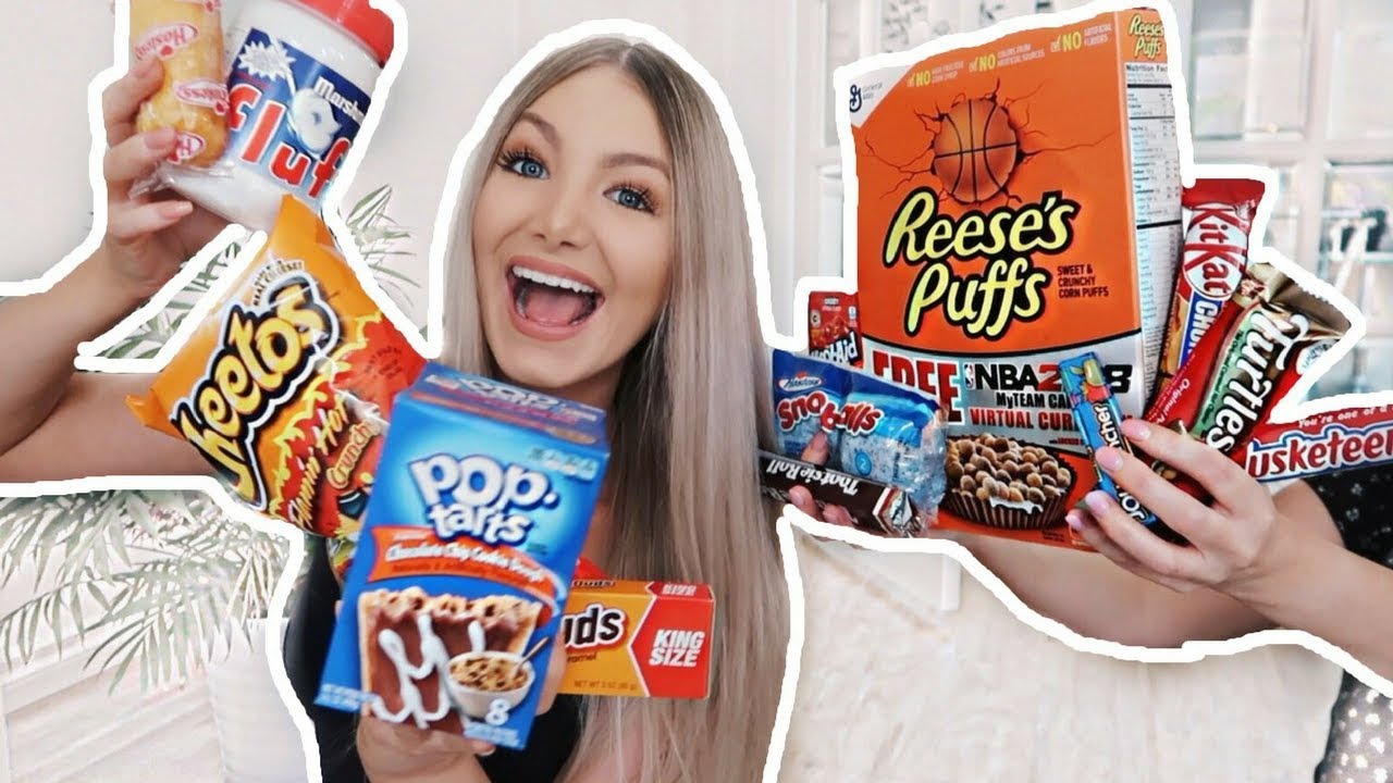 I SPENT $100 ON AMERICAN FOOD | Trying American Food Part 2