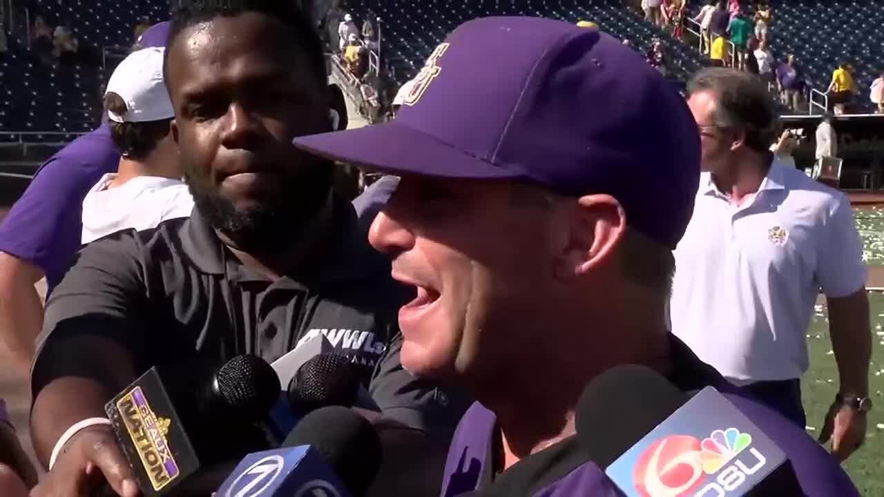 Interview with LSU Baseball coach Jay Johnson