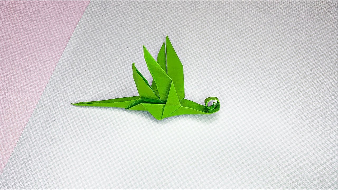 How to fold a Paper Dragonfly 🦟 Origami Dragonfly 🦟 Easy Origami
