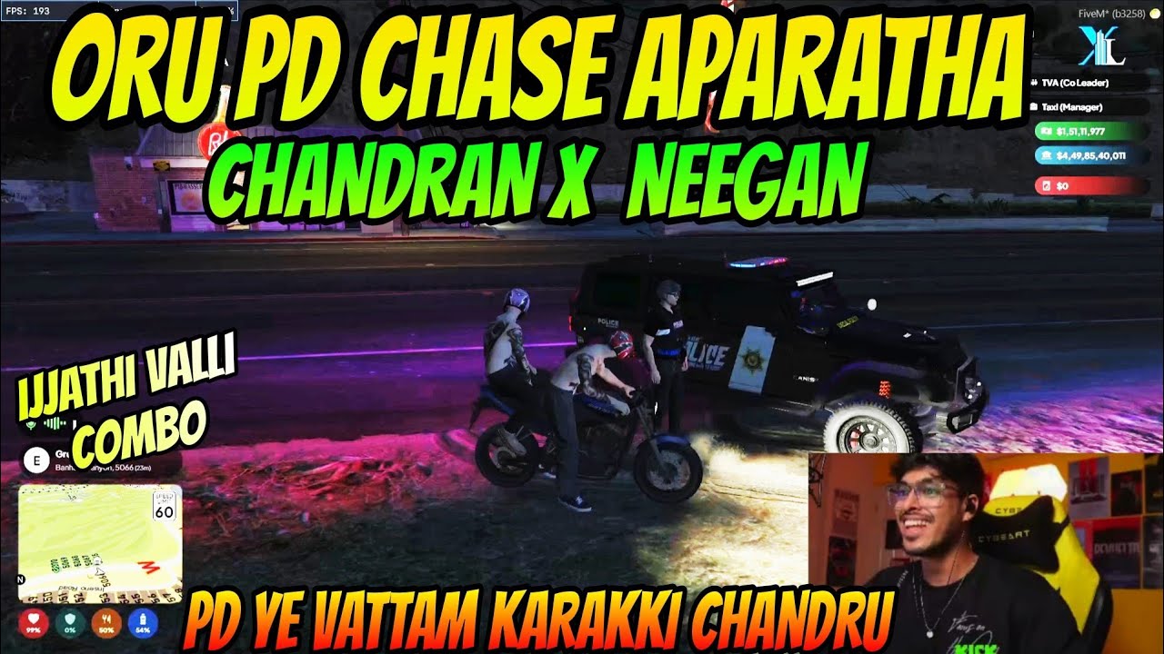 Oru PD CHASING അപാരത ചന്ദ്രൻ PD നെ വട്ടം കറക്കി 🤣 CHANDRU X NEEGAN COMBO 🤣  🤣 PD NE VELLUVILICHU🤣