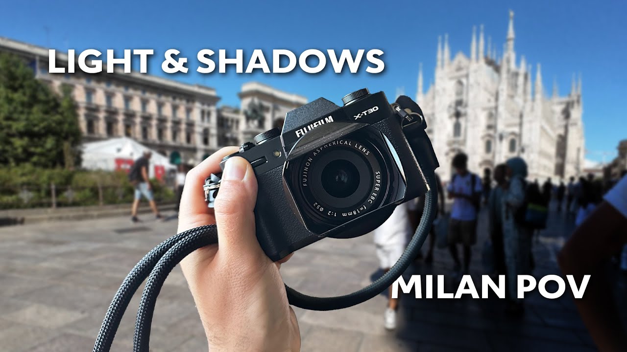 Chasing lights and shadows  - POV street photography in Milan
