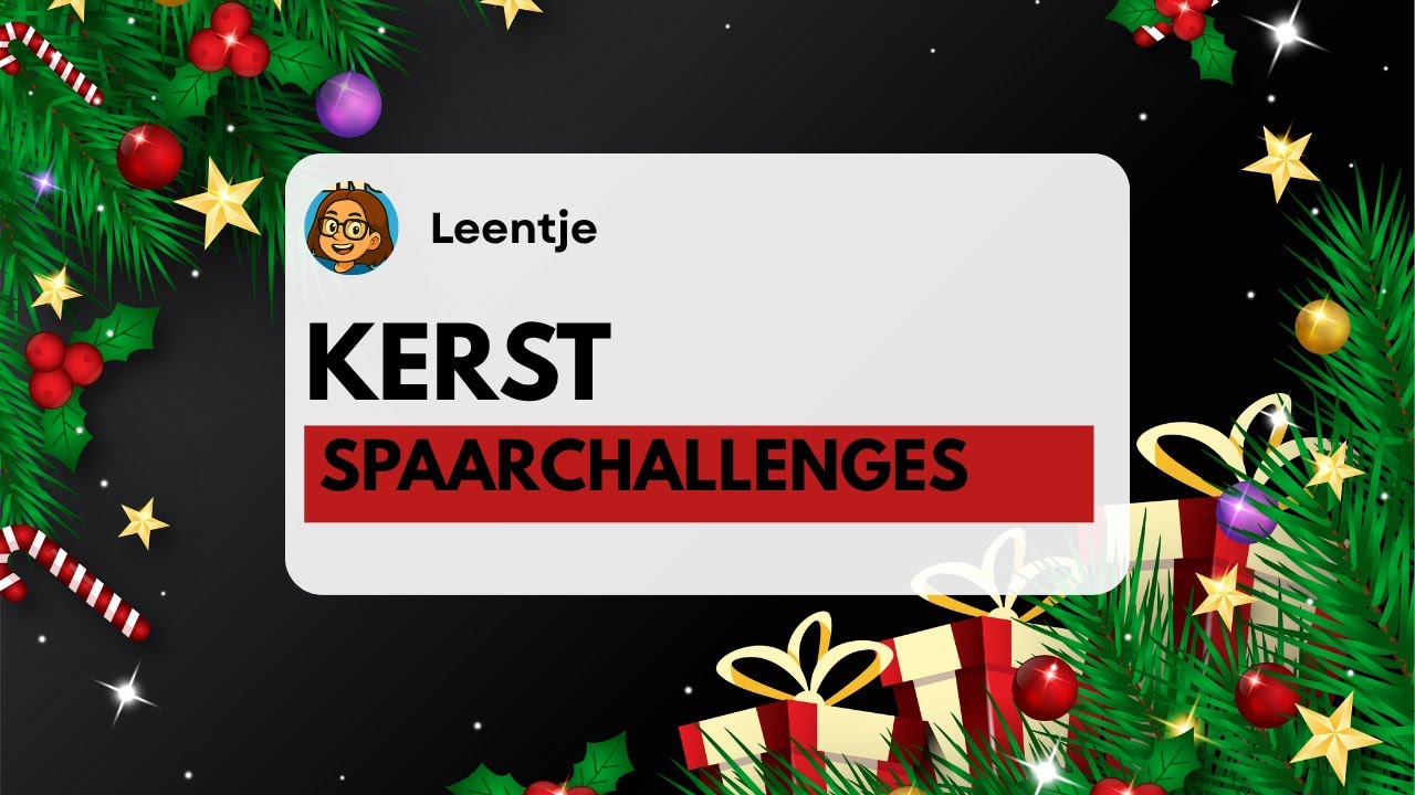 Kerst Sparen 🎄 + Challengebook 💰