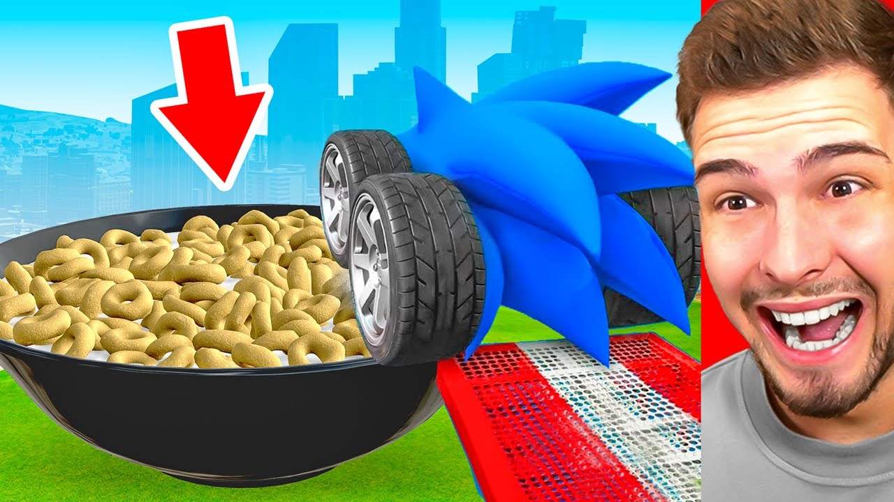 AUTOS vs MEGA MÜSLISCHALE?! (GTA 5)