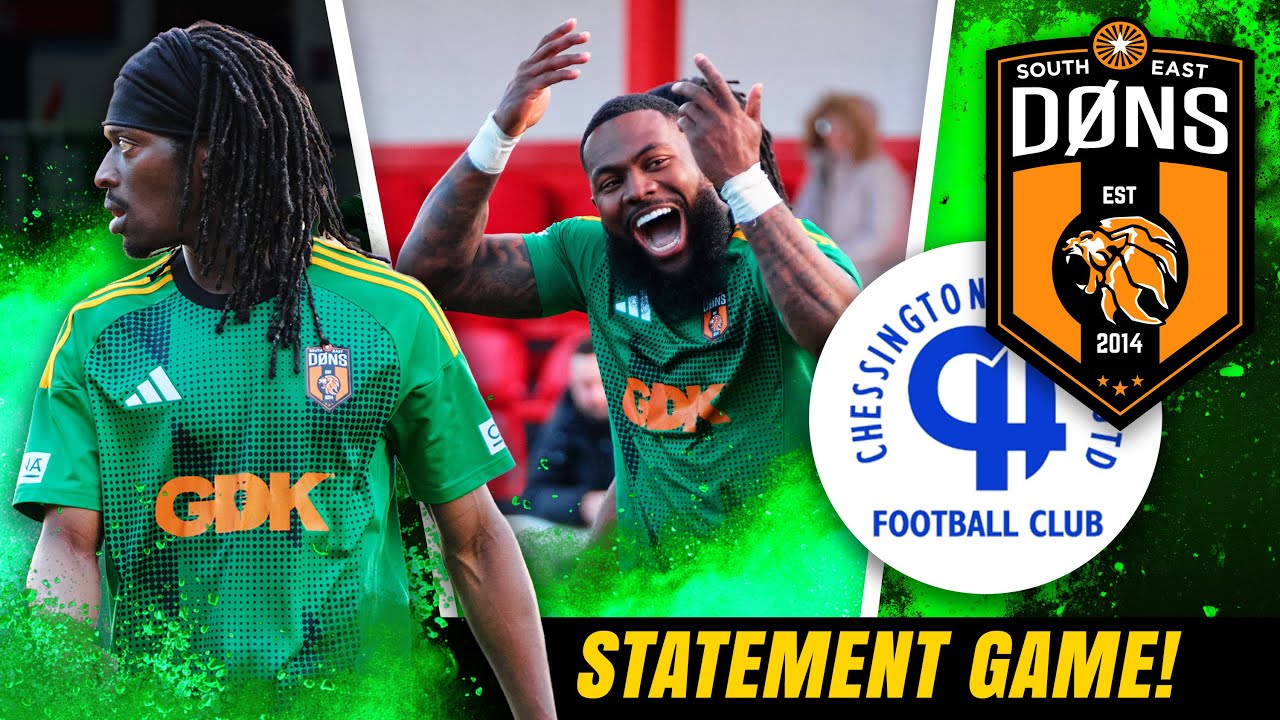 THE TITLE RACE IS ON&hellip;. SE Dons vs Chessington & Hook FC | Non League Football