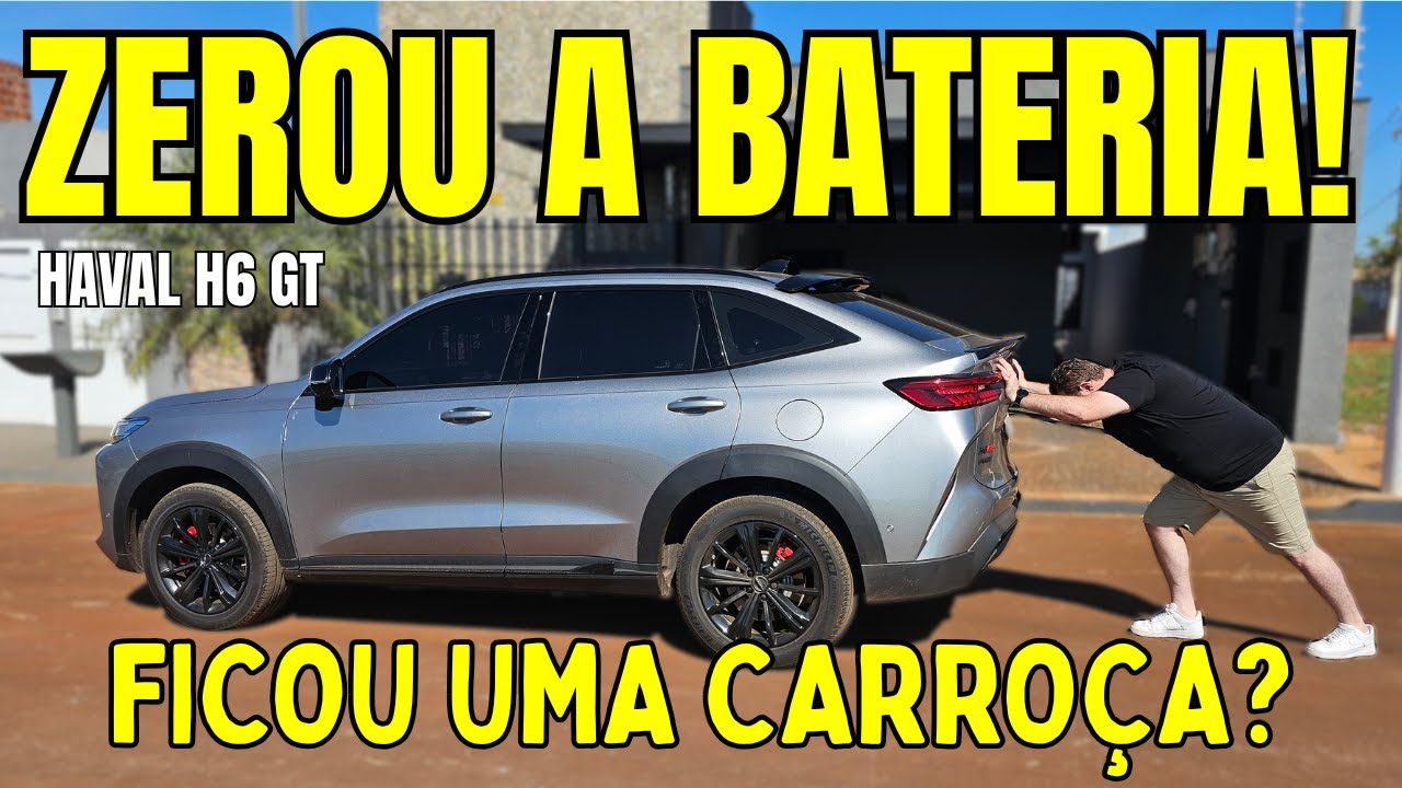 Zerei a bateria do Haval H6 GT: Fica fraco mesmo? Veja a verdade!