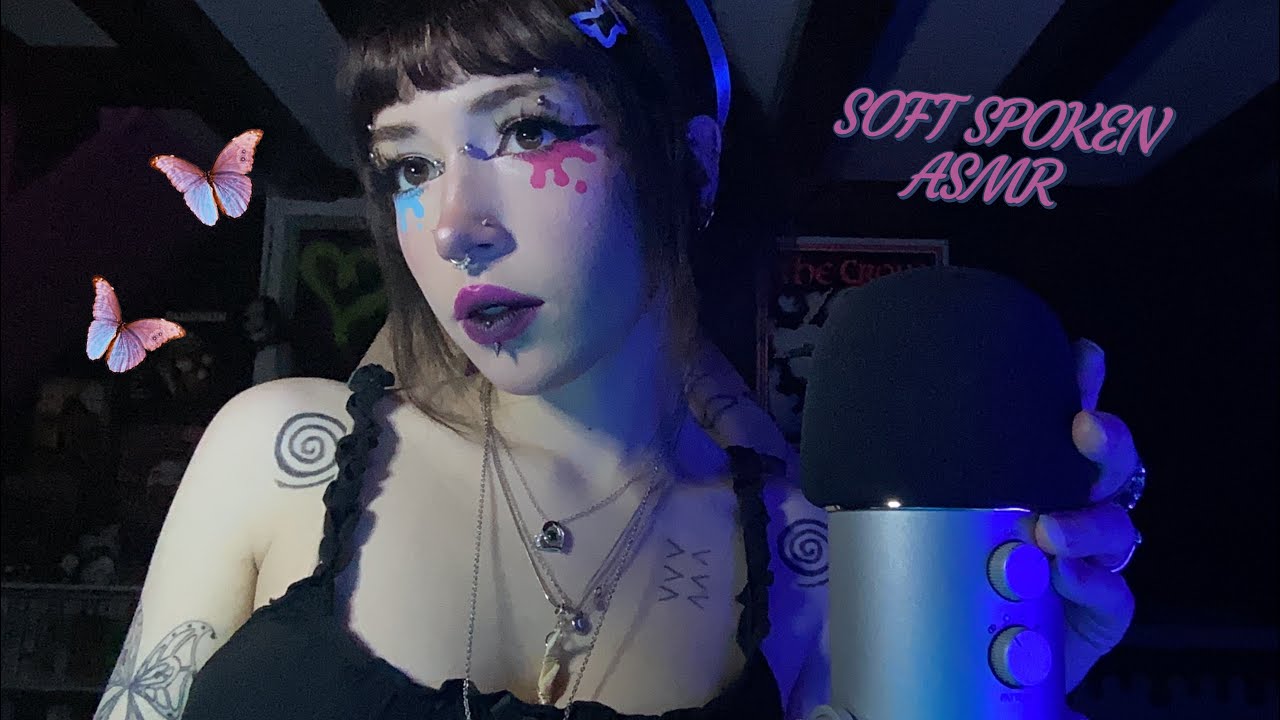 Soft Spoken Rambling ASMR | Finger Fluttering, Ring Sounds, Tapping