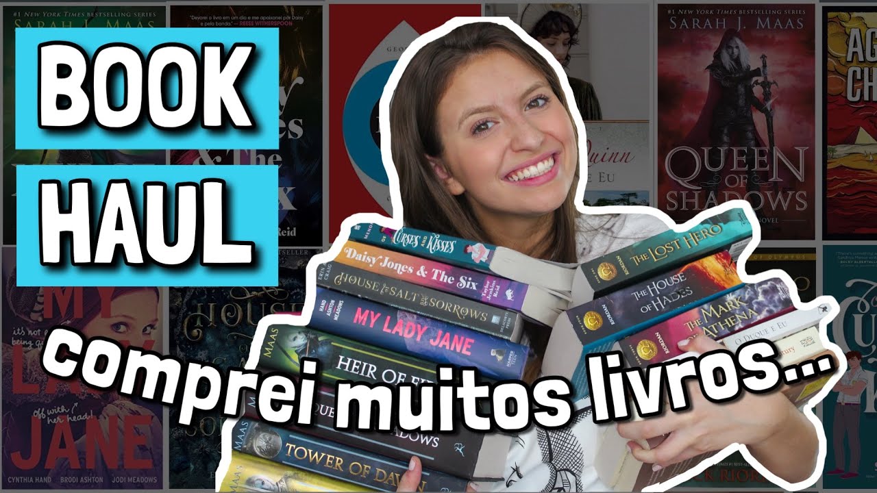 BOOK HAUL: comprei muitos livros... | Daci Possebon