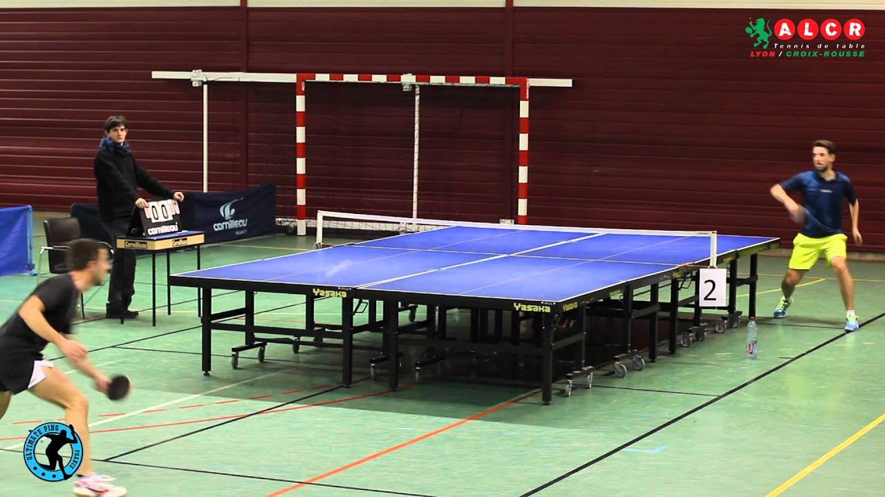 Finale Tournoi Ultimate Ping ALCR-TT  /  Nicolas Brocard - Alexandre Brigault