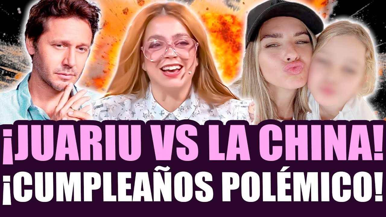 &iexcl;FUERTE CRUCE ENTRE JUARIU Y LA CHINA SUAREZ TRAS EL CUMPLEA&Ntilde;OS DE SU HIJA!