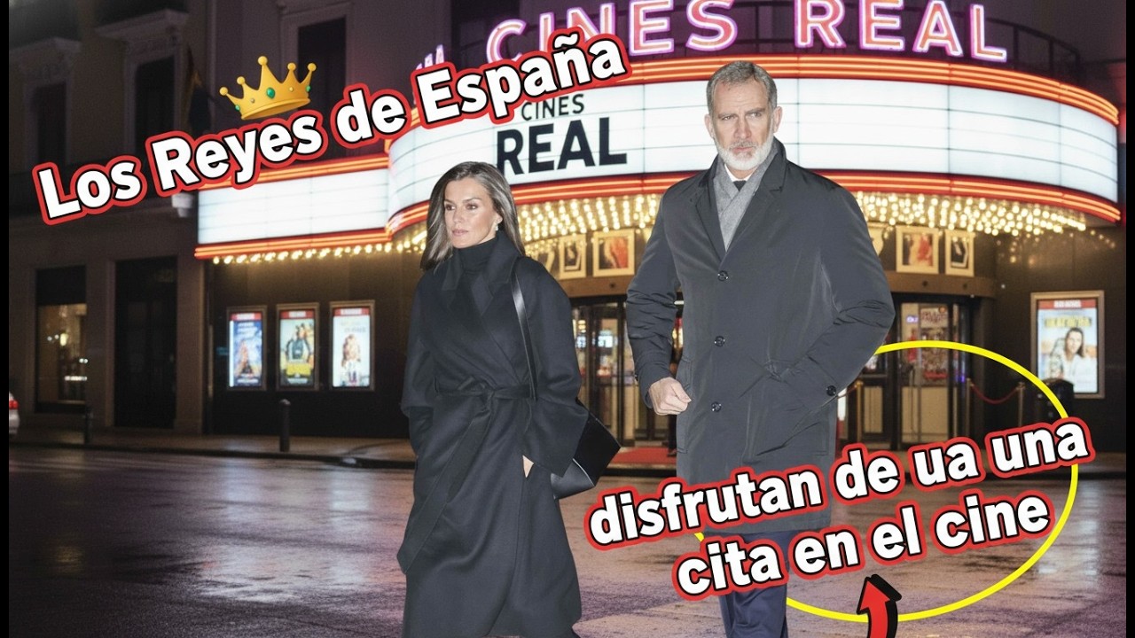 Los Reyes de España disfrutan de una cita en el cine