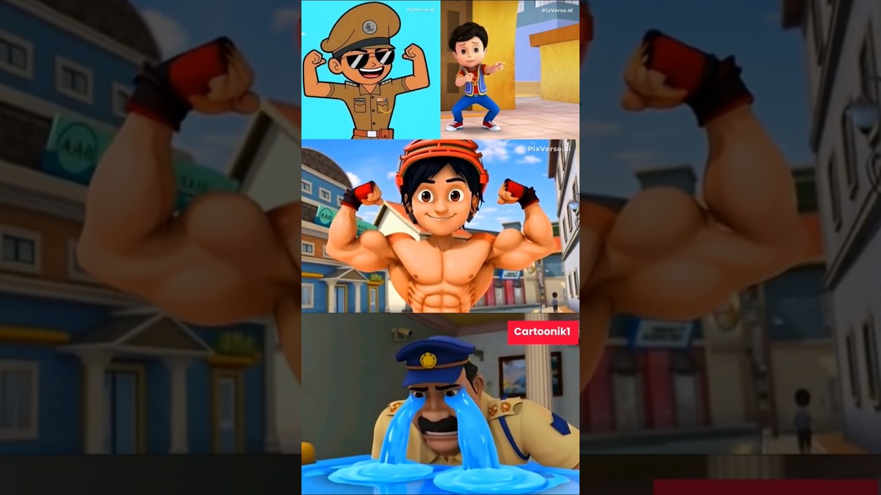 Shiva Little Singham Vir the robot boy #Shorts #viral #animation