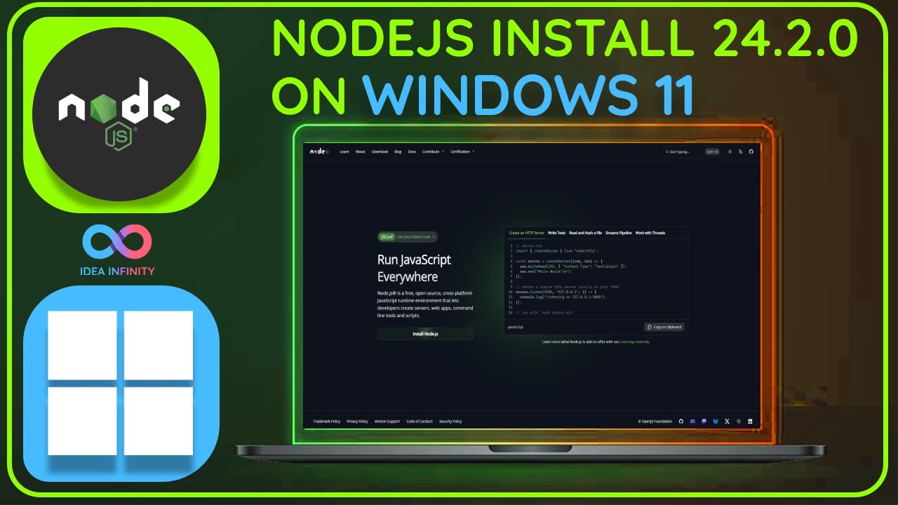 Setting Up Node.js & Web Server on Windows 11 &ndash; Step-by-Step Tutorial