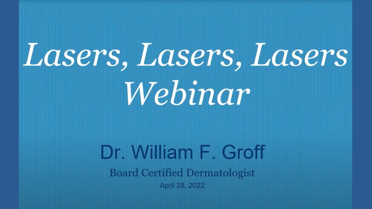 All About Lasers Webinar