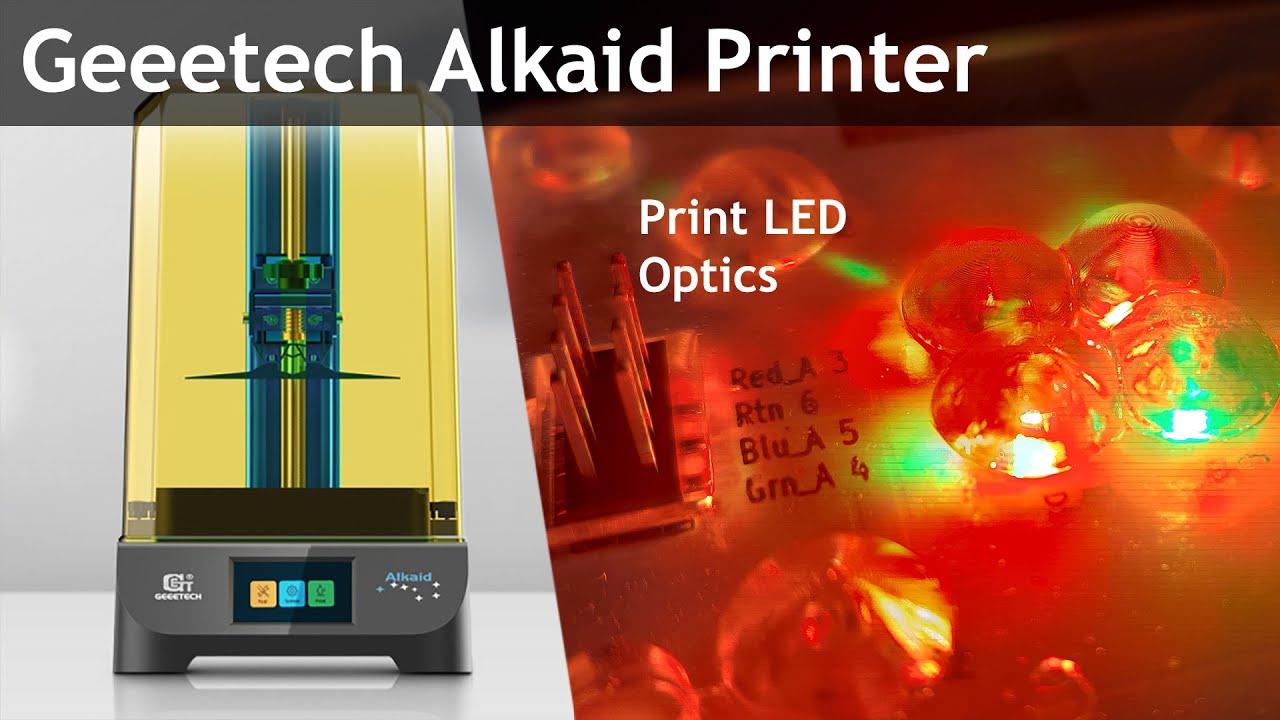 SDG #328 Geeetech Alkaid - Trying a resin printer for LED projects