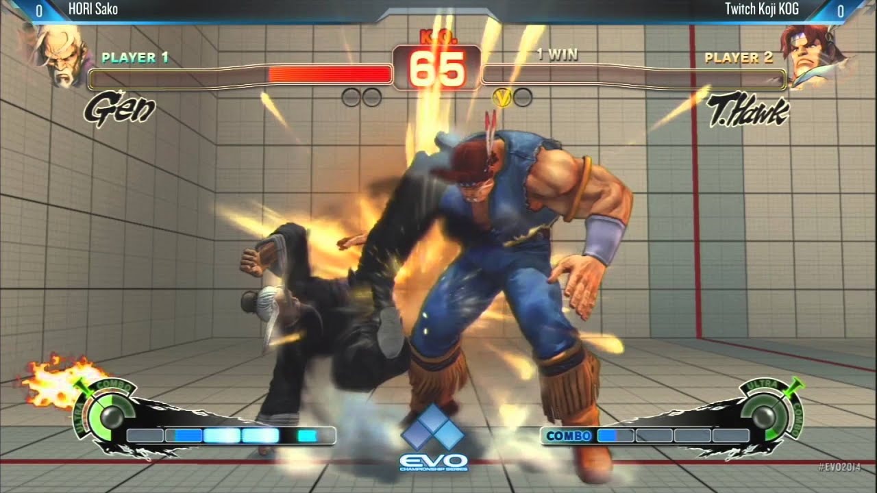 [EVO 2014] USFIV - Quart et Demi Finale avec Ken Bogard MrQuaraté et Abou (part1) / SnakeEye vs Xian