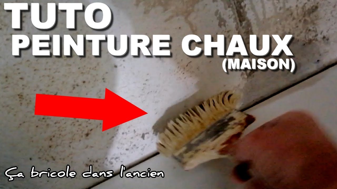 fabriquer sa propre peinture à la chaux Tutoriel pour une maison rustique ancienne