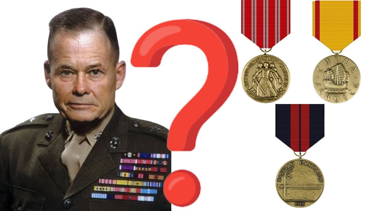 The Unusual Medals of Legendary Marine Lt. General Chesty Puller
