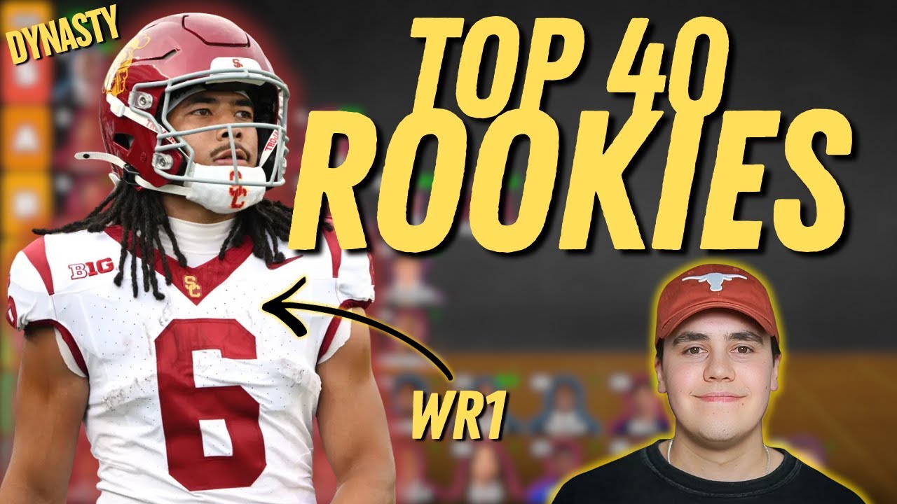 Top 40 ROOKIE Rankings and Tiers 1.0