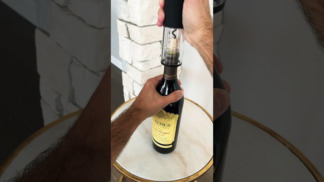 How to open wine bottle #satisfying #how #asmr #diy #foryou