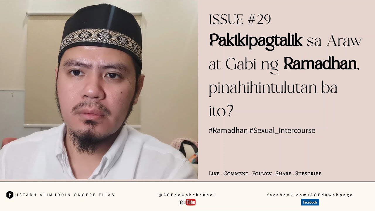 ANG KARAMPATANG PARUSA SA PAKIKIPAGTALIK SA GABI AT ARAW NG RAMADHAN