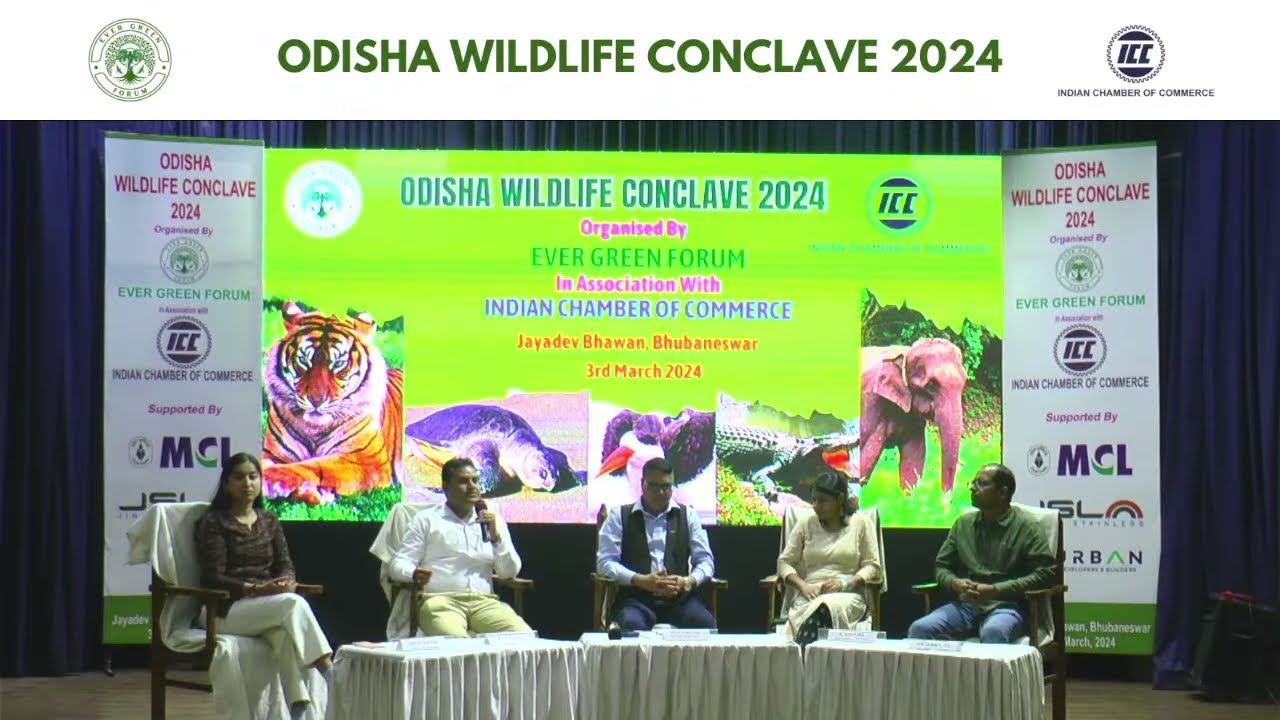 🔴LIVE| Talk of Odisha Wildlife Conclave 2024| Ever Green Forum
