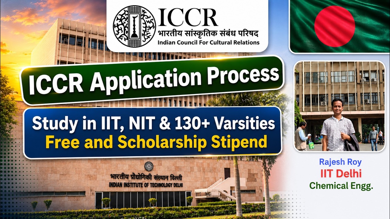 ICCR Application Process | Complete application guideline for ICCR Scholarship