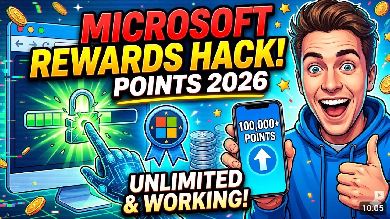 Microsoft rewards Hack 9999 free points!! 
