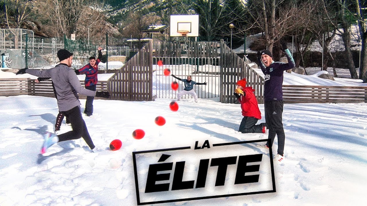 PENALTIS IMPOSIBLES EN LA NIEVE CON LA ÉLITE!!