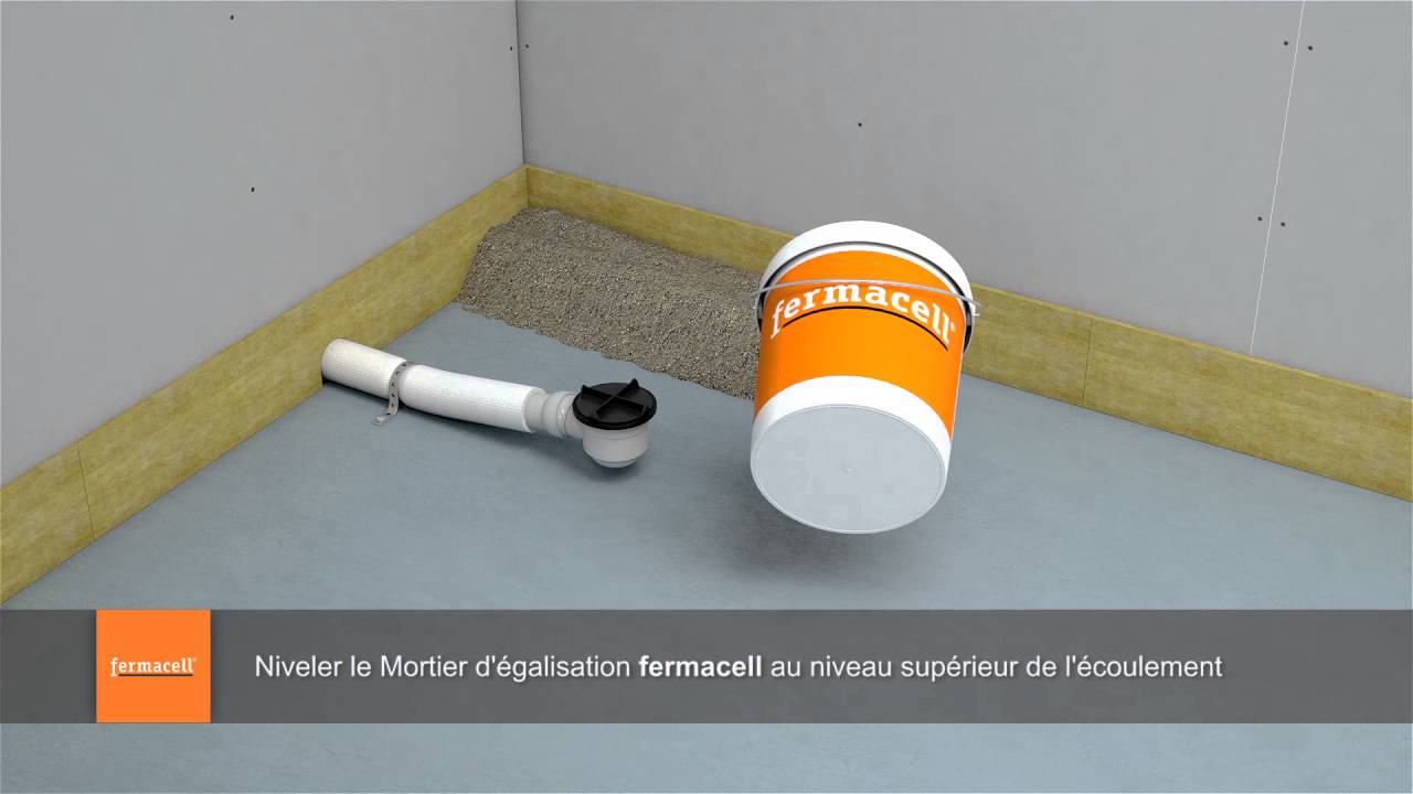 Plaque fermacell Powerpanel sol TE -  la douche à l'italienne