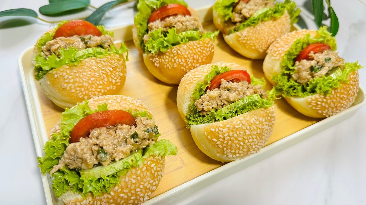 Tidak Ada Yang Bisa Menolak Enaknya Donat Burger Ini‼️Sekali Posting Langsung Banjir Orderan!!!