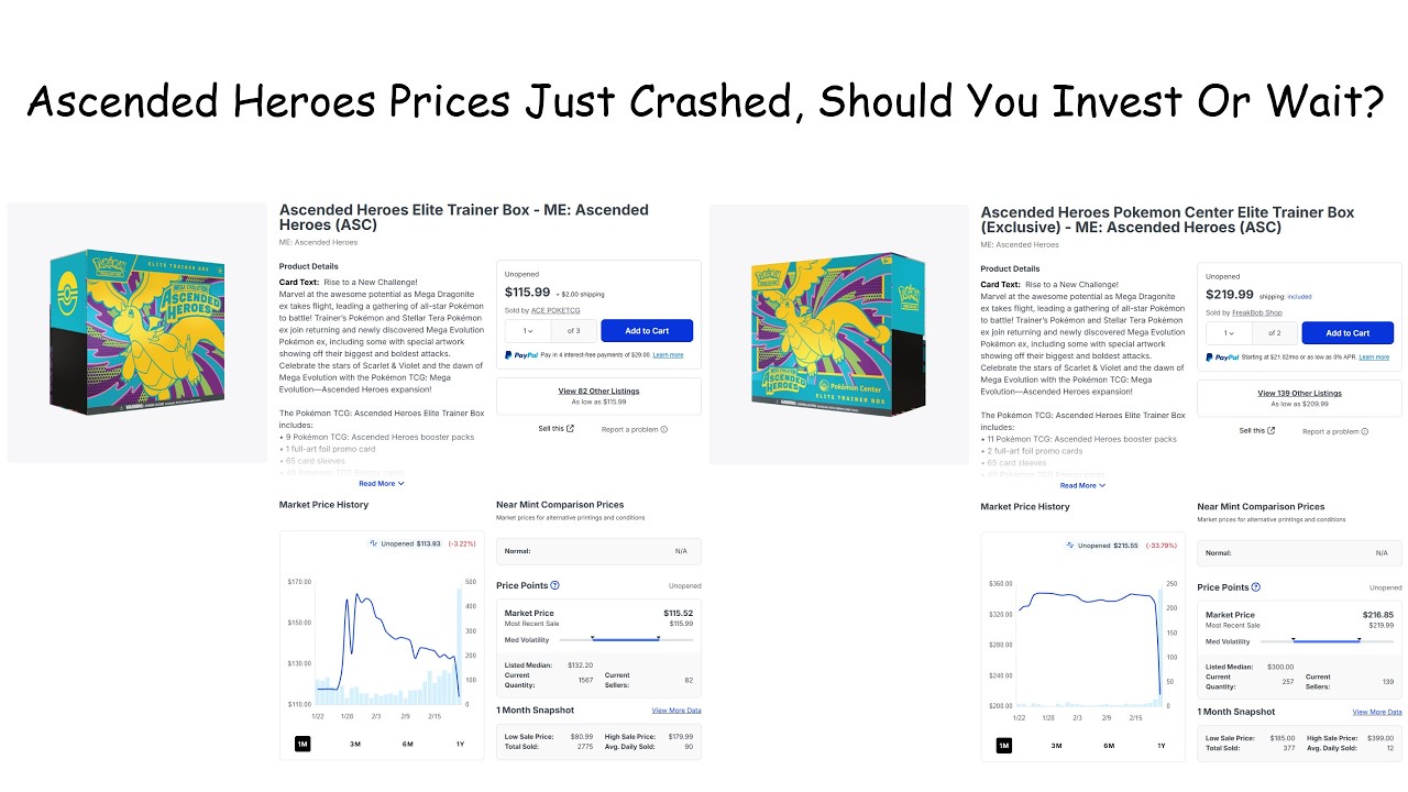 Ascended Heroes Prices Just Crashed, Should You Invest Or Wait?
