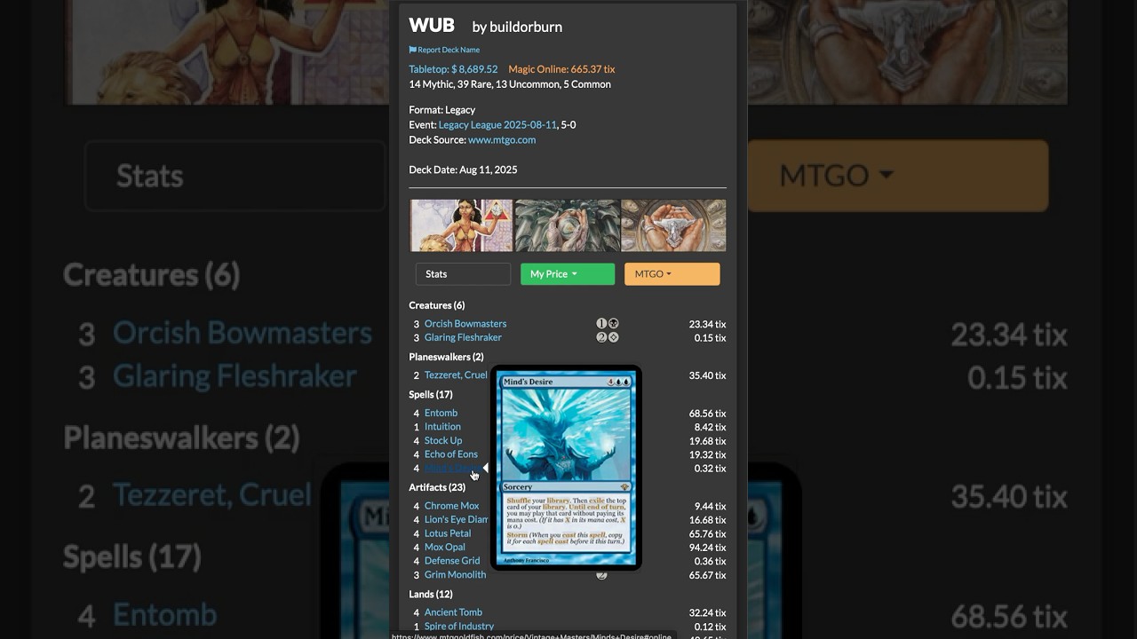THIS DECK IS SWEET! buildorburn's Esper Storm Combo feat. Tezzeret, Cruel Captain | Legacy MTG
