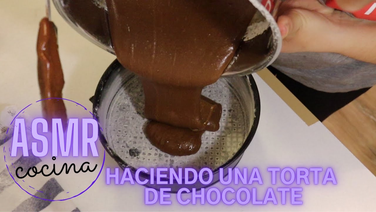 Haciendo TORTA de CHOCOLATE | ASMR Cocina | ASMR  ARGENTINA 🎂
