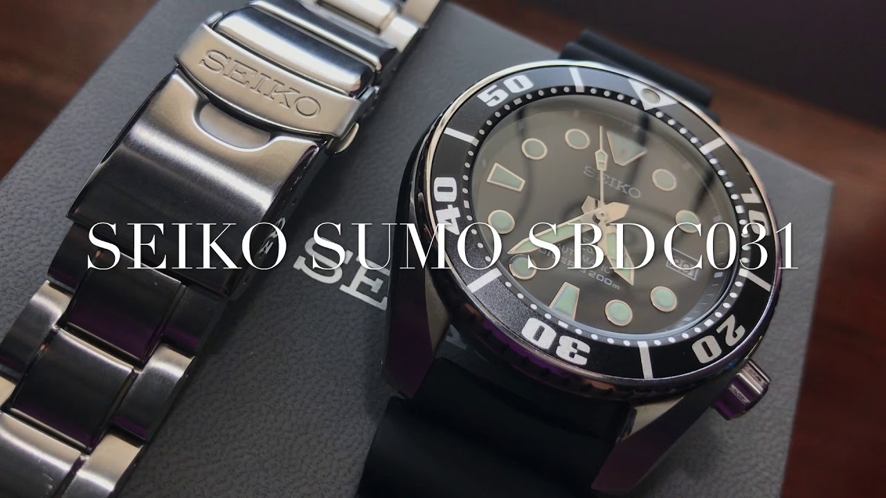 Seiko diver&rsquo;s SBDC031 &ldquo;sumo&rdquo; unboxing