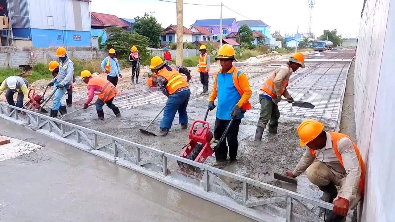 Incredible Road Construction Technology in Foundation - Amazing construction works